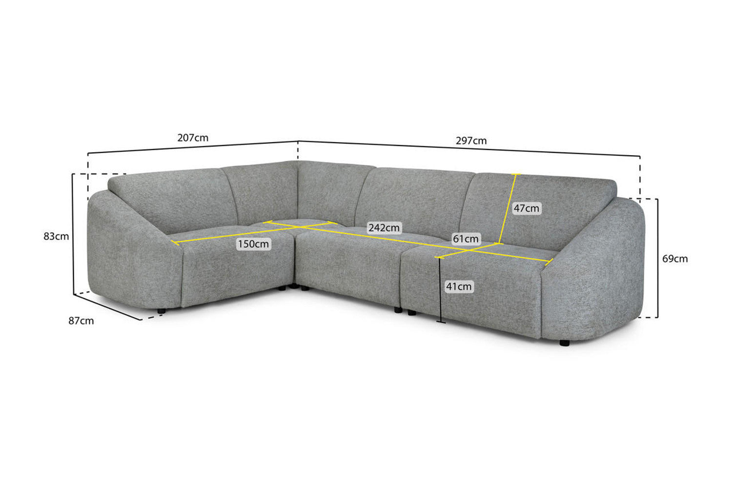 Tucano Modular Sofa Left Corner