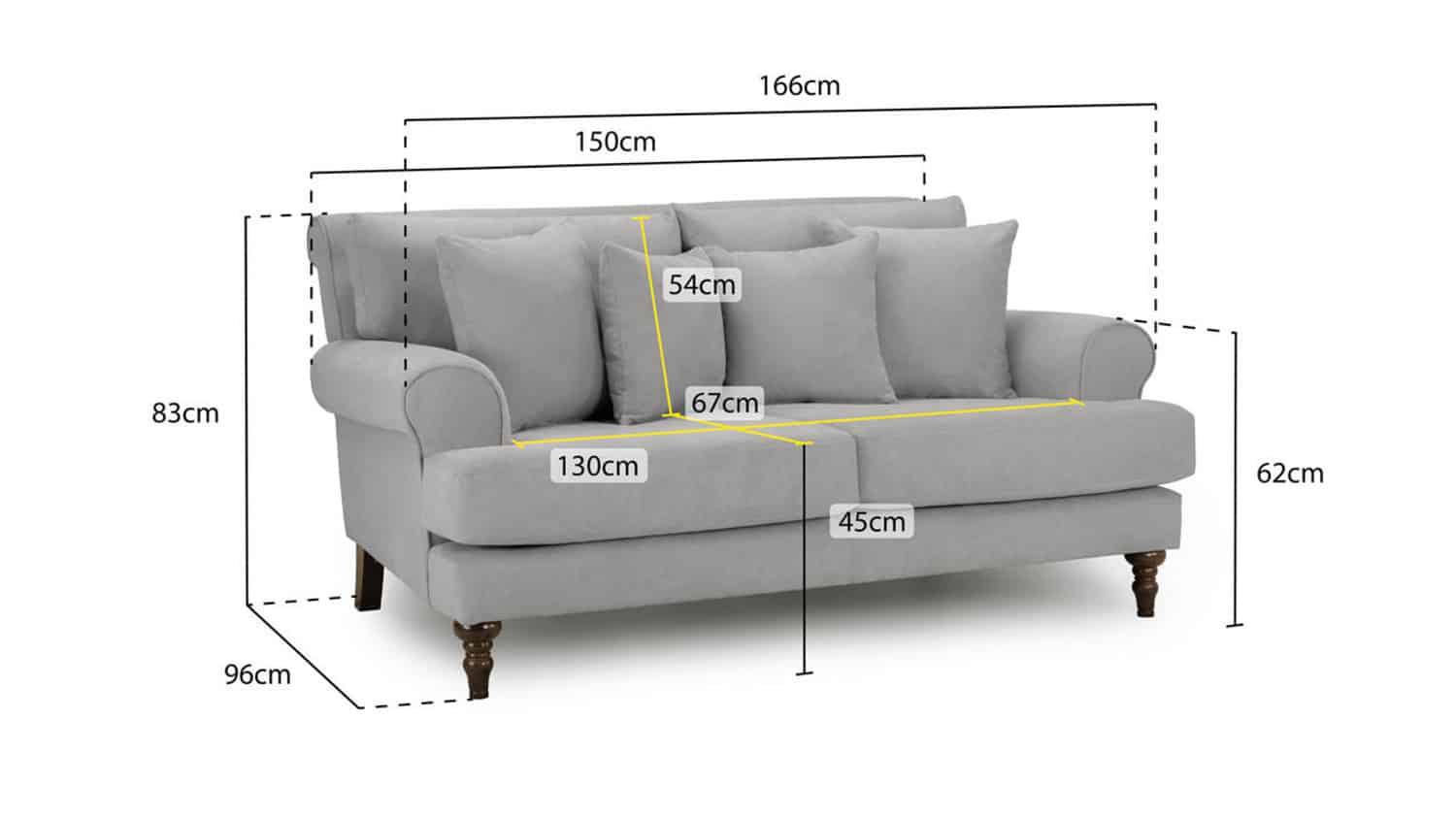 Summer Fullback Sofa 2 Seater