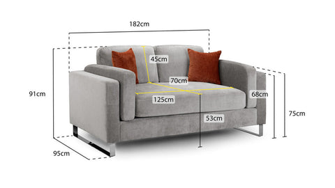 Kingston Fullback Sofa 2 Seater