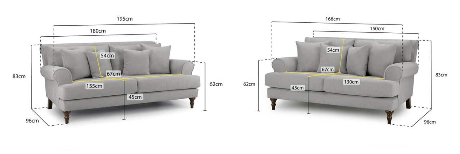 Summer Fullback Sofa 3+2