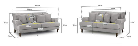 Summer Fullback Sofa 3+2