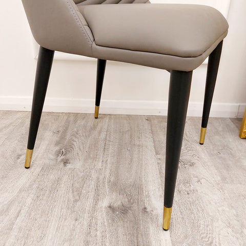 Set of 2 Alba Leather Dining Chair