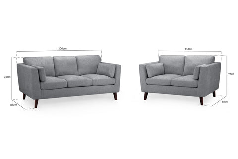 Aida Fullback Sofa 3+2