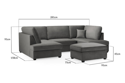 Carnaby Fullback Sofa U Shape