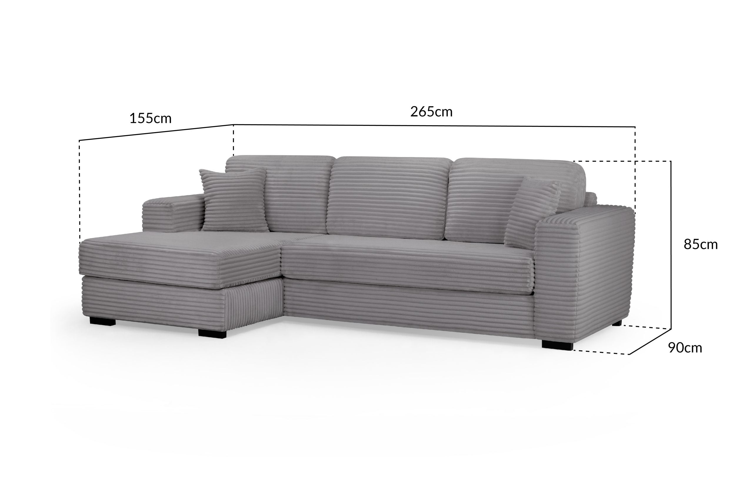 Harmony Fullback Sofa Left Corner