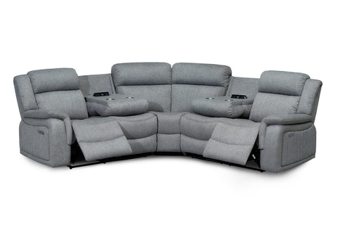 Linden Power Recliner Sofa Large Corner