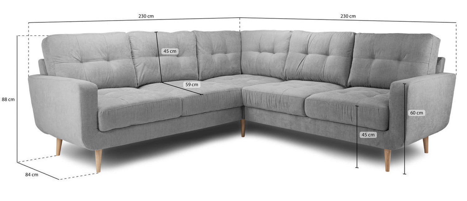 Aurora Fullback Sofa Large Corner