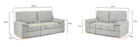 Bento Fullback Sofa 3+2