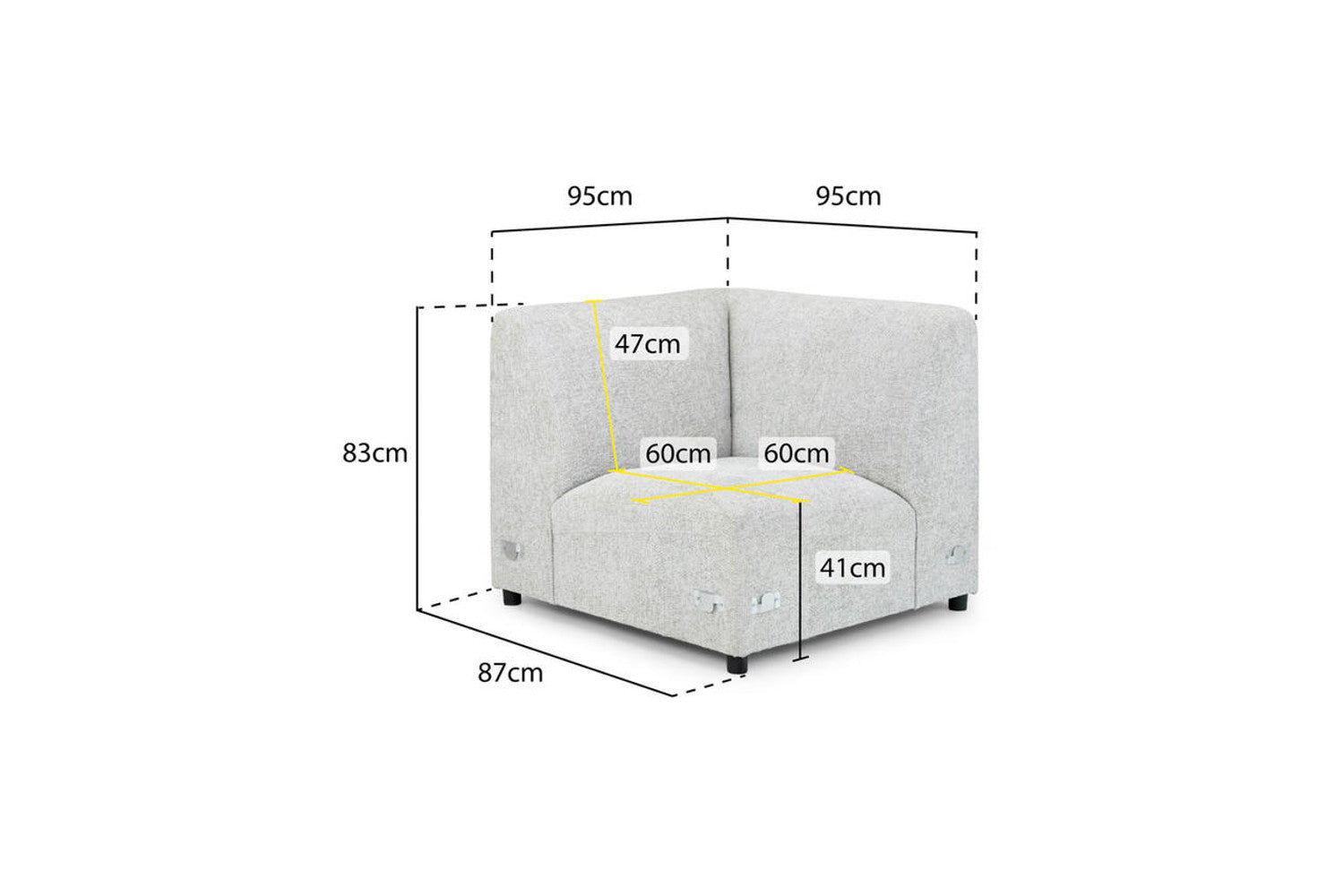 Tucano Modular Sofa Corner Piece