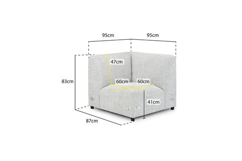 Tucano Modular Sofa Corner Piece