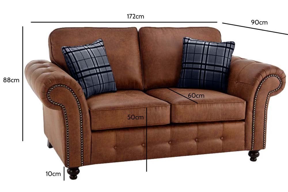 Oakland Fullback Sofa 3+2