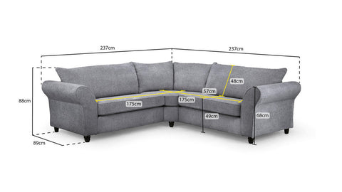 Ashley Fullback Sofa Large Corner