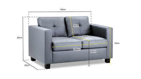 Jerry Fullback Sofa 2 Seater