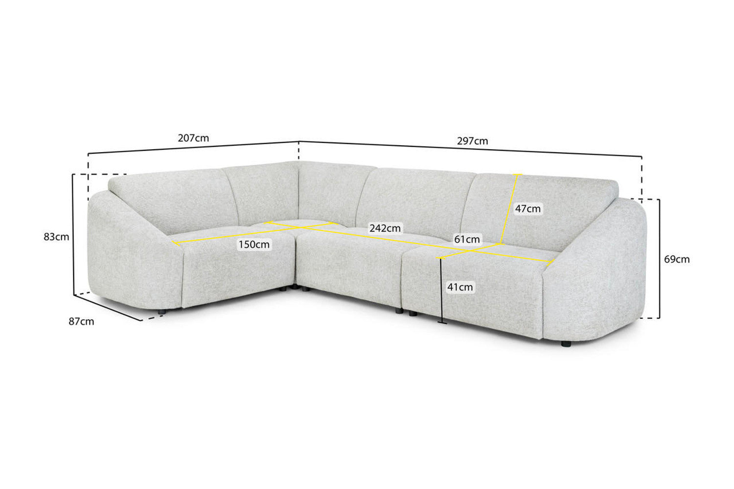 Tucano Modular Sofa Left Corner