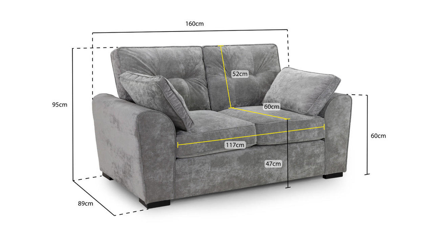 Maxwell Fullback Sofa 2 Seater