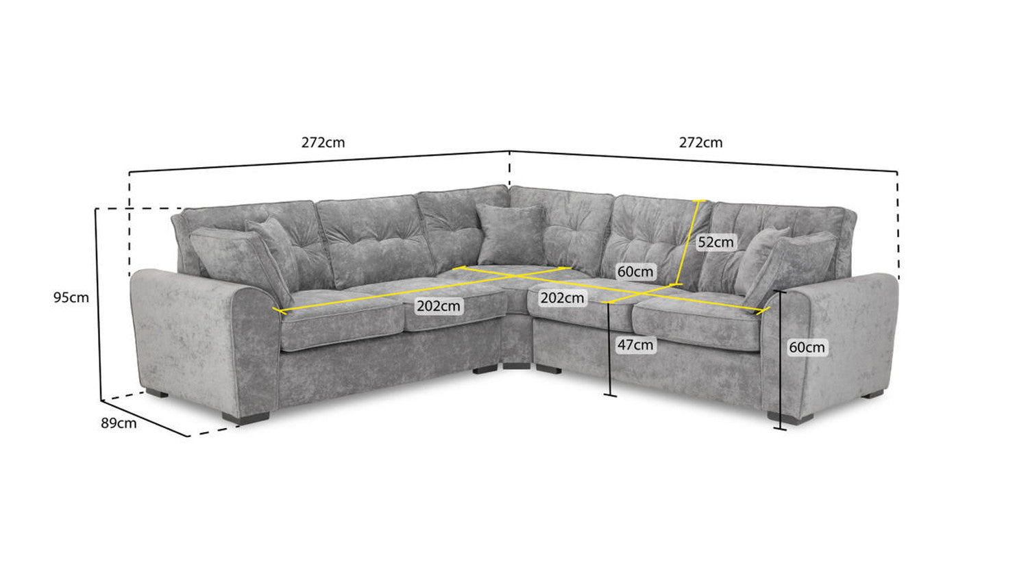 Maxwell Fullback Sofa Large Corner