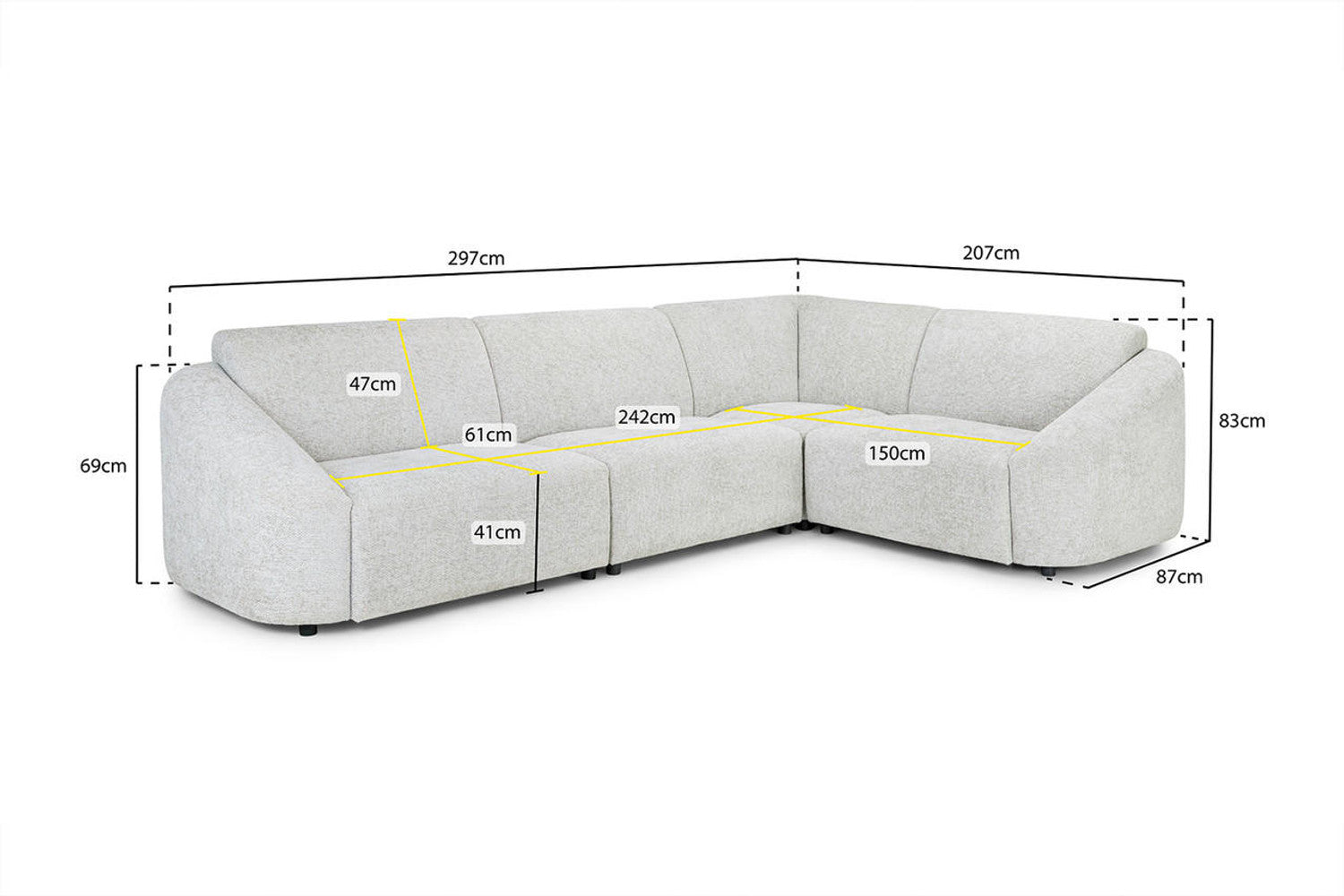 Tucano Modular Sofa Right Corner