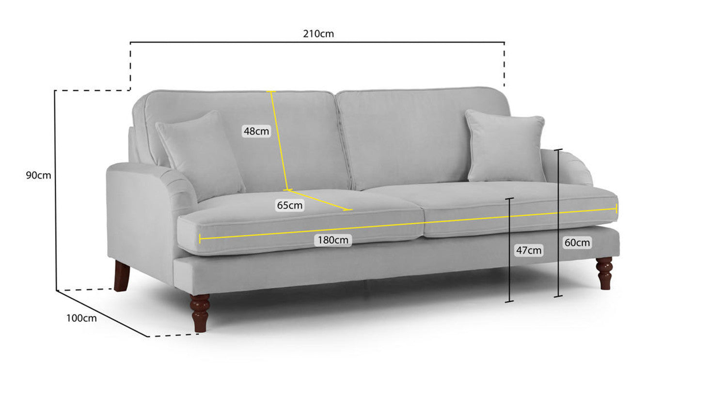 Rupert Fullback Sofa 4 Seater