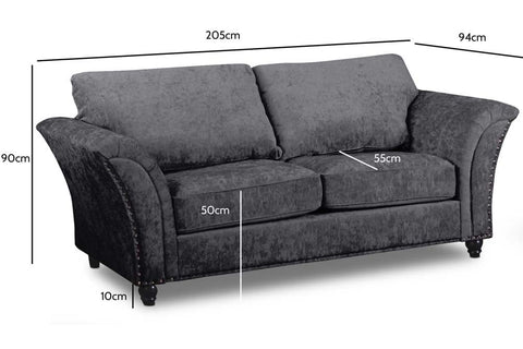 Urus Fullback Sofa 3 Seater