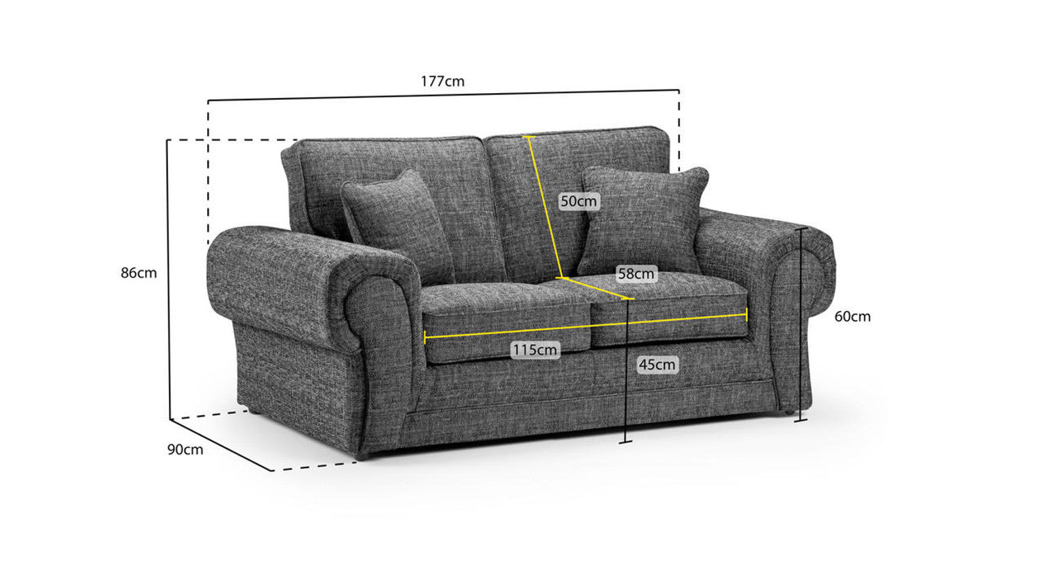 Wilcot Fullback Sofa 2 Seater