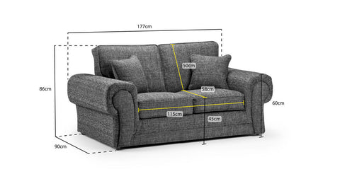 Wilcot Fullback Sofa 2 Seater