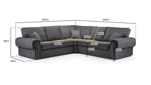 Wilcot Fullback Sofa Large Corner